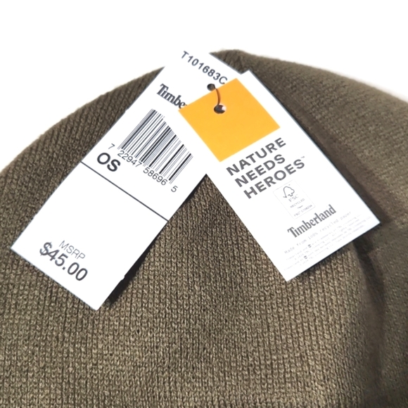 Timberland Beanie Winter Hat One Size Unisex - Picture 3 of 6